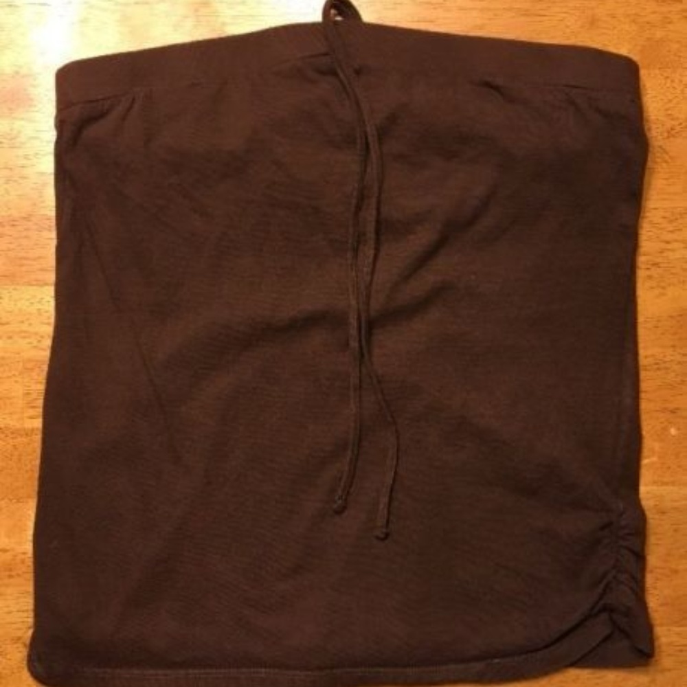 Xhilaration Girl's Brown Halter Top Shirt/Blouse L